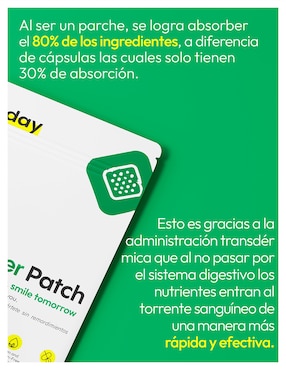 Parches antiresaca The Everyday Lab con multivitamínico y antioxidante de 18 parches