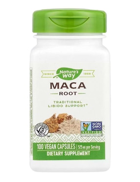 Raíz de maca Natures Way de 100 cápsulas