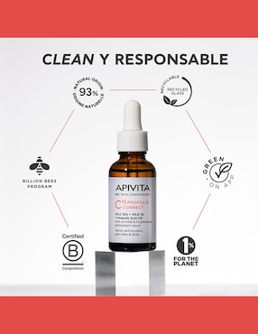 Sérum antioxidante facial Bee tech propolis correct Apivita de piel normal