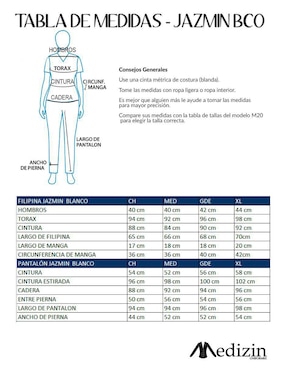 Pijama quirúrgica Medizin Uniformes para mujer
