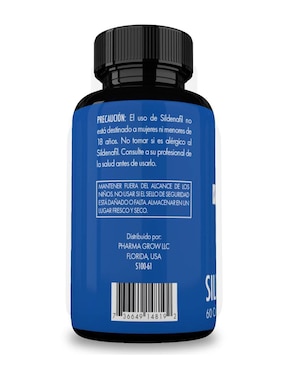 Apoyo circulatorio y desempeño masculino Pharma Grow con Sildenafil de 60 cápsulas