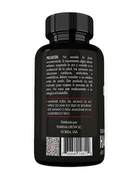 Pharma Grow Hardgrow Tadalafil y Minoxidil 60 cápsulas para vitalidad y crecimiento capilar