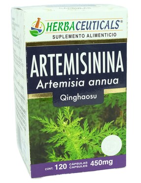Suplemento alimenticio Artemisinina con quinghaosu (artemisia annua) de 120 cápsulas