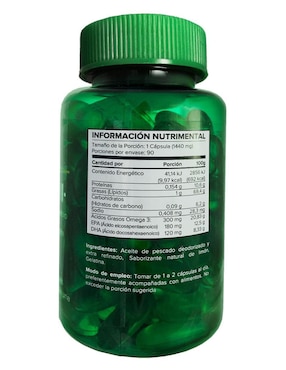 Fish Oil 5H8 con omega 3 de 90 cápsulas