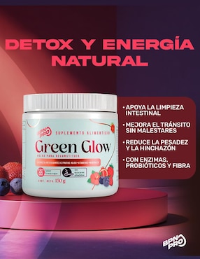 Suplemento alimenticio Green Glow BPN PRO con vitaminas y minerales sabor frutos rojos de 150 g
