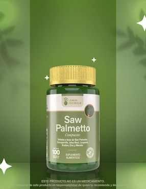 Saw palmetto Lemon Cochella con zarzaparilla, jalea real, licopeno, enebro, zinc y wereke de 100 tab