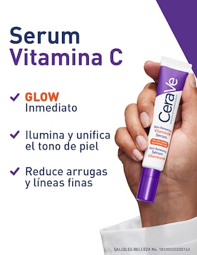 Sérum antioxidante facial vitamina C Cerave Skin Renewing todo tipo de piel