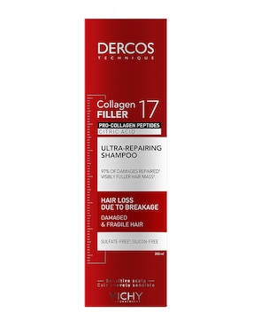 Shampoo anticaída Vichy Dercos Collagen 17 Shampoo Reparador de Daño Vichy Dercos 200 ml