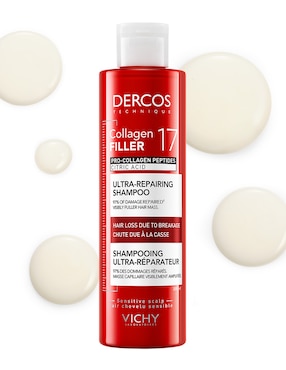 Shampoo anticaída Vichy Dercos Collagen 17 Shampoo Reparador de Daño Vichy Dercos 200 ml