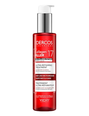 Shampoo anticaída para todo tipo de cabello Vichi Dercos Collagen 17 Filler Vichy 150 ml