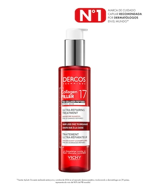 Shampoo anticaída para todo tipo de cabello Vichi Dercos Collagen 17 Filler Vichy 150 ml