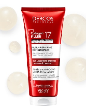 Acondicionador para cabello Vichy Dercos Collagen 17 Acondicionador Reparador de Daño Vichy Dercos 200 ml