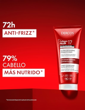 Acondicionador para cabello Vichy Dercos Collagen 17 Acondicionador Reparador de Daño Vichy Dercos 200 ml