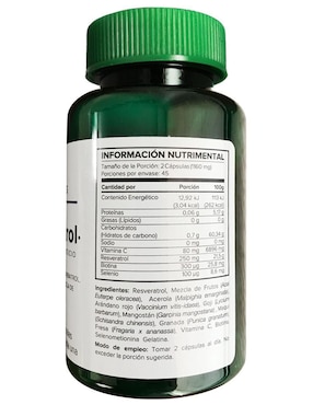 Resveratrol 5H8 de 90 cápsulas