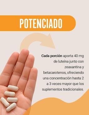 Luteína Zeaxantina Complejo de Carotenoides, Betacaroteno, Zinc Restart de 60 cápsulas