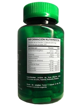 Zn20 5H8 con zinc de 120 cápsulas