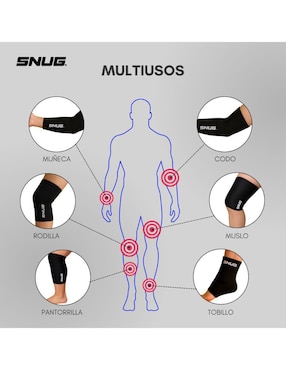 Rodillera protección Snug de neopreno