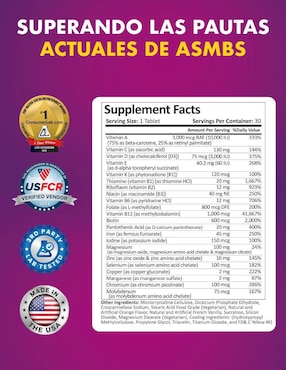 Bariátrico Procare Health con hierro sabor cítrico de 30 tabletas