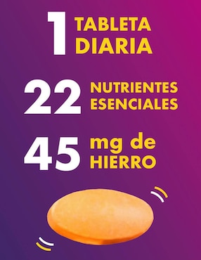 Bariátrico Procare Health con hierro sabor cítrico de 30 tabletas