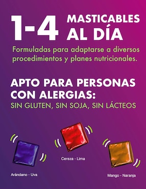Multivitamínico con hierro soporte nutricional bariátrico Procare health sabor frutal de 60 gomitas