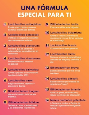 Probiótico 50 billion CFU 30 apoyo digestivo e inmunológico post bariátrico Procare Health de 30 cápsulas