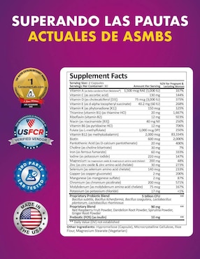 Multivitamínico Bariátrico Prenatal Procare Health de 60 cápsulas