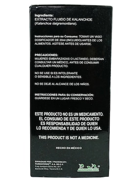 Suplemento alimenticio Berberina del Agracejo Indio Biogene Pro con kalanchoe de 900 ml