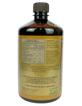 Suplemento alimenticio activador de células madre alga AFA y Fo Ti Alpha Tonic con Shilajit del Himalaya 900 ml