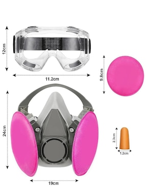 Mascarilla nasal Belug uso general correas ajustables