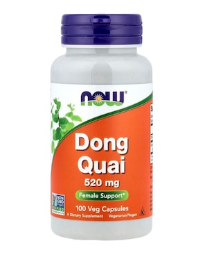 Dong Quai Now con raíz de cúrcuma de 100 cápsulas