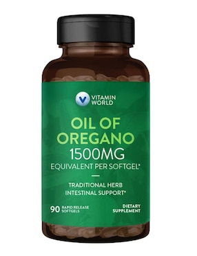 Aceite de orégano The Vitamin World de 90 cápsulas