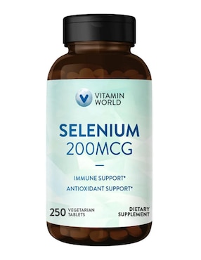 Selenio The Vitamin World de 250 cápsulas