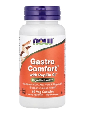 Suplemento alimenticio Gastro Comfort con PepZin GI Now con zinc de 60 cápsulas