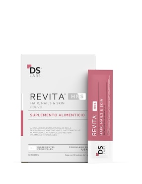 Revita HNS DS Laboratories con lactobacilos sabor natural de 30 piezas