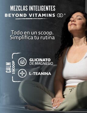 Alm Glicinato de Magnesio L-teanina Beyond Vitamins sabor maracuyá de 261 g