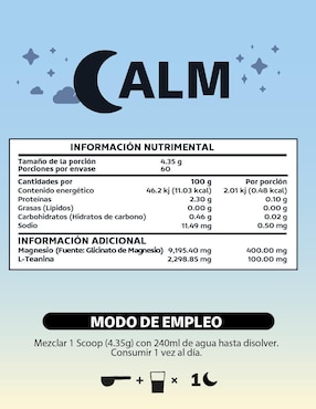 Alm Glicinato de Magnesio L-teanina Beyond Vitamins sabor maracuyá de 261 g