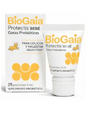 Gotas probióticos bebé alivio cólicos inquietud recién nacido Biogaia con lactobacillus reuteri 100 millones de 5 ml