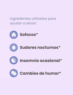 Meno gomitas para menopausia O Positiv con cohosh negro sabor arándano de 60 gomitas