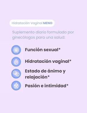 Meno cápsulas para hidratación vaginal O Positiv con fenogreco de 60 cápsulas