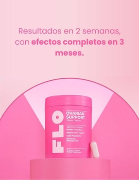 FLO apoyo para salud ovarica y equilibrio hormonal femenino O Positiv con inositol Myo y D-chiro de 90 cápsulas