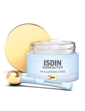 Crema para ojos recomendada para bolsas y ojeras de día y noche Isdin Isdinceutics Hyaluronic todo tipo piel