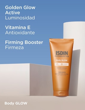 Protector solar FPS 30 Fotoprotector body glow Isdin 200 ml