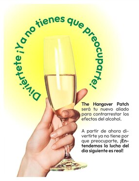 Parches anti-resaca Travel The Hangover The Everyday Lab con multivitamínico y antioxidante de 6 parches
