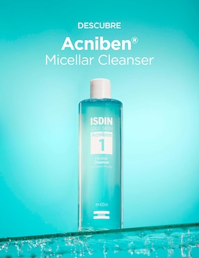 Limpiador facial Acniben Micellar Cleanser ISDIN para desmaquillar
