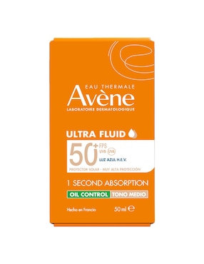 Protector solar FPS 50 Ultra Fluid Oil Control tono medio Avène