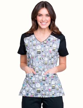 Pijama quirúrgica Cherokee Tooniforms estilo regular para mujer