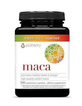 Maca orgánica Youtheory con maca de 240 cápsulas