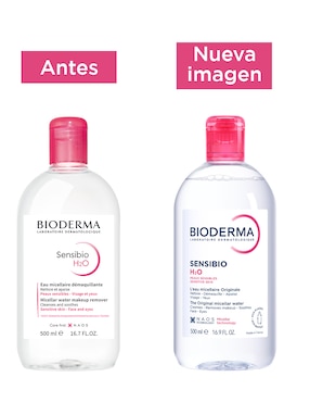 Limpiadores facial Sensibio H2O Bioderma para sensibilidad y enrojecimiento