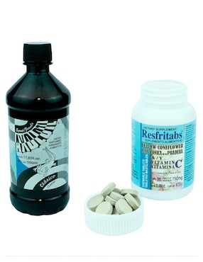 Kit Bienestar Respiratorio con Equinacea y Miel Infantil Resfritabs con Flor cónica de la pradera