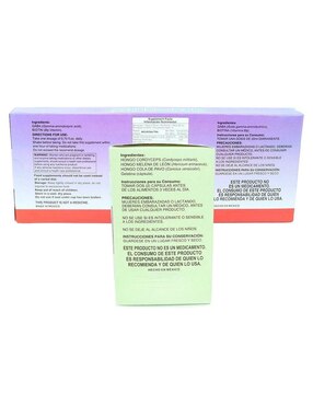 Kit de suplementos alimenticios Gaba Biotin y Adaptógenos Enercomplex Plant